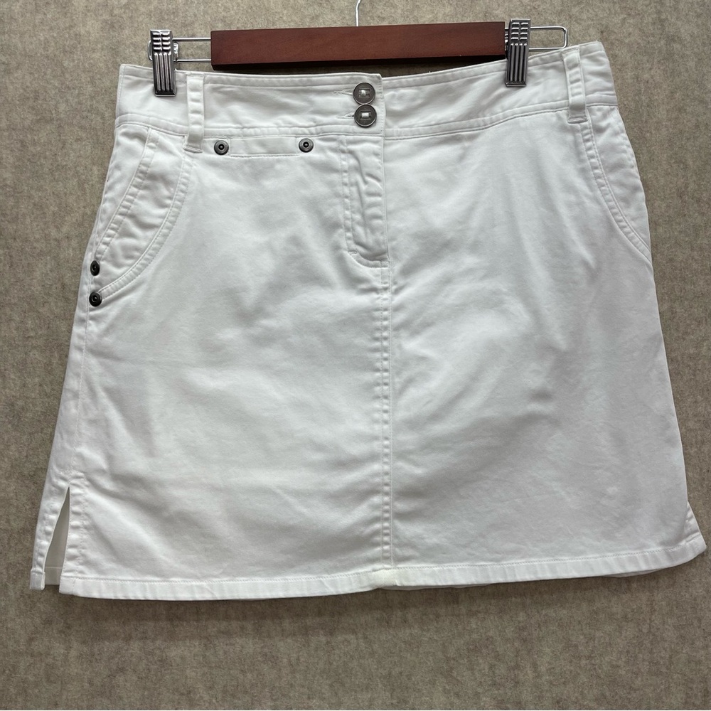 Women's Cotton Sateen Skort, 6 Petite